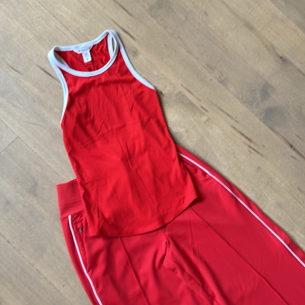 Athleta Venice wide leg Track Pants and ribbed tank set - Picture 5 of 15